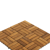 Flooring Tiles in Solid Teak Wood 